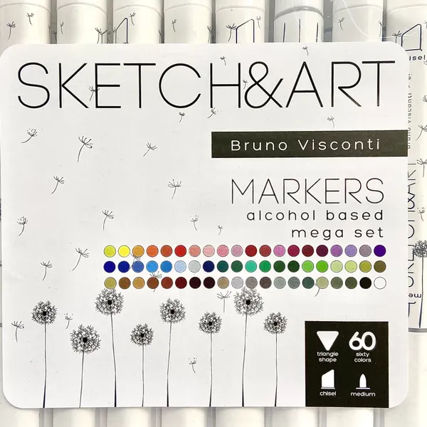 Набор маркеров Sketch & Art 22-0080