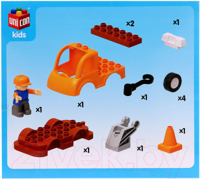 Игрушка-конструктор Unicon Дорожные работы / 9826960