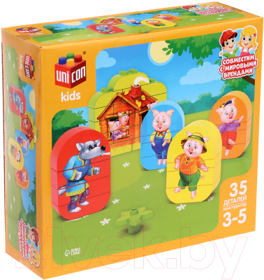 Конструктор Unicon Три поросенка / 9826972 - фото