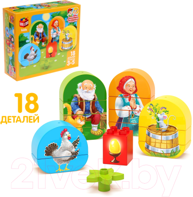 Конструктор Unicon Курочка ряба / 9826969