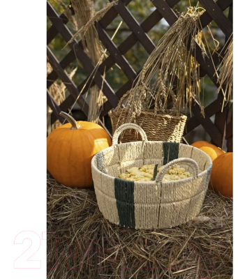 Корзина Tkano Ethnic Bodhran Nature / TK24-ST-BA0015