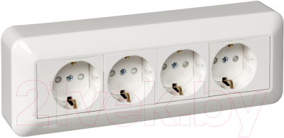 Розетка Schneider Electric Прима RA16-411M-BI - фото