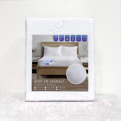 Наматрасник защитный Sofi de Marko Tencel 140х200 / М-140х200-Т