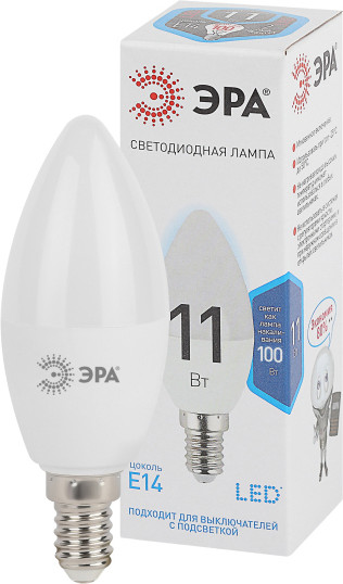 Лампа ЭРА STD LED B35-11W-840-E14 / Б0032982 - фото