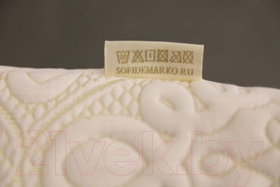 Наматрасник защитный Sofi de Marko Эвкалипт 140х200 / Н-140х200-Т