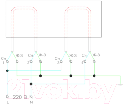 Греющий кабель для прогрева бетона Литопласт LTH 11.5/440