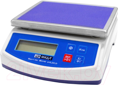 Весы торговые МИДЛ Ф-стандарт 6 МТ 1.5 В1ЖА / 71056072 - фото