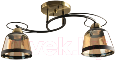 Потолочный светильник Mirastyle BL-7605/2 AB+BK - фото