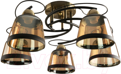Потолочный светильник Mirastyle BL-7605/5 AB+BK - фото