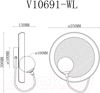 Бра Moderli Cosmi / V10691-WL