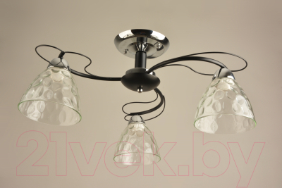 Потолочный светильник Mirastyle BL-7760/3 CR+BK