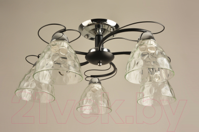 Потолочный светильник Mirastyle BL-7760/5 CR+BK