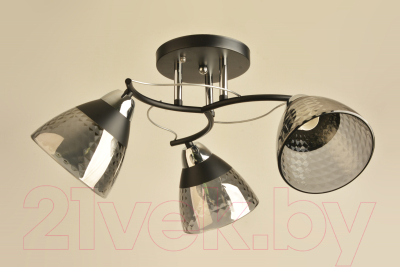 Потолочный светильник Mirastyle BL-8199/3 BK+CR