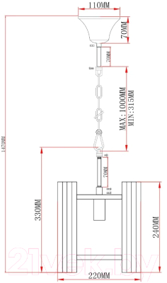 Потолочный светильник Moderli Monte / V10779-1P