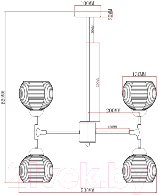 Люстра Moderli Arty / V10805-8P