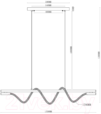 Потолочный светильник Moderli True / V10678-PL