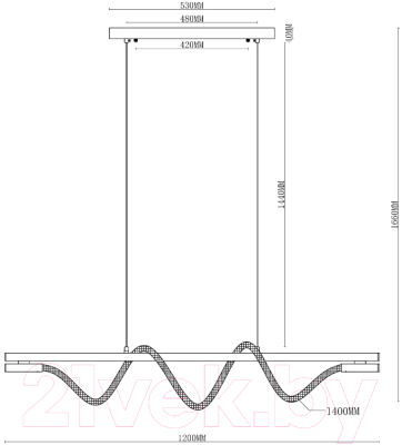 Потолочный светильник Moderli True / V10679-PL
