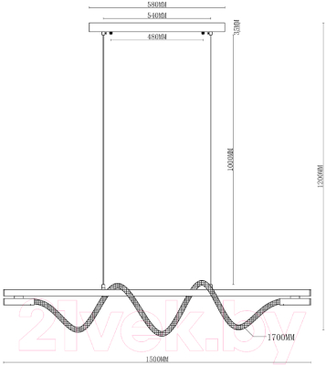 Потолочный светильник Moderli True / V10680-PL