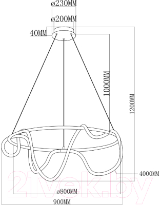 Потолочный светильник Moderli True / V10686-PL