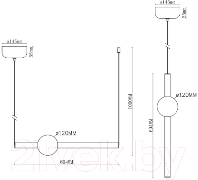 Потолочный светильник Moderli Eclipse / V10698-PL