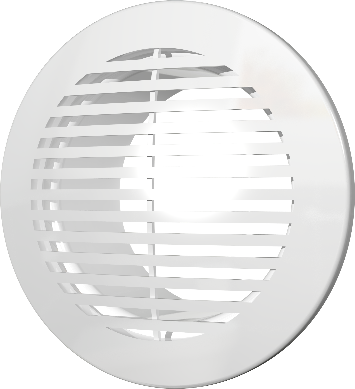 Решетка вентиляционная ERA 10РКФ с фланцем - фото