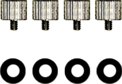 Монтажный комплект для кулера Zalman Stand Off B x4 + Rubber x4 (ZM-AM5MKB) - фото