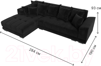 Диван угловой Лига Диванов НордСтар левый / 121112L