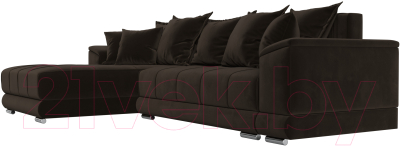Диван угловой Лига Диванов НордСтар левый / 121115L