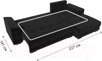 Диван угловой Лига Диванов НордСтар правый / 121112