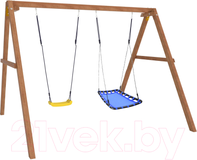 Качели National Tree Company Лодка с голубым гнездом / Р911-32