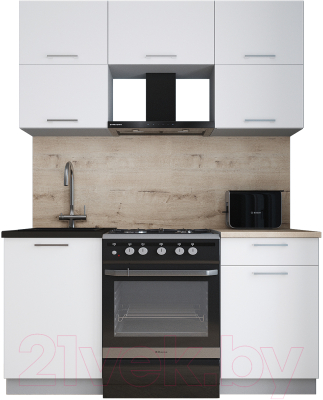 Кухонный гарнитур Интерлиния Мила Gloss 60-16 - фото