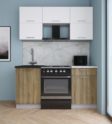 Кухонный гарнитур Интерлиния Мила Gloss 60-16