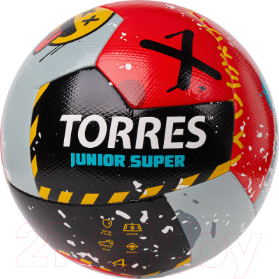 Футбольный мяч Torres Junior-4 Super / F323304 - фото