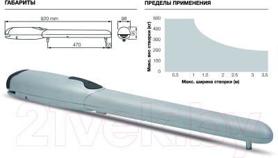 Комплект для автоматизации ворот Nice WINGO5KLT 
