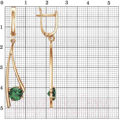 Серьги Красная Пресня 34815331-7
