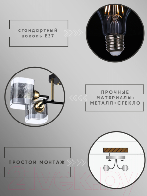 Люстра Aitin-Pro НПБ 02-4x60-101 / 8035/4