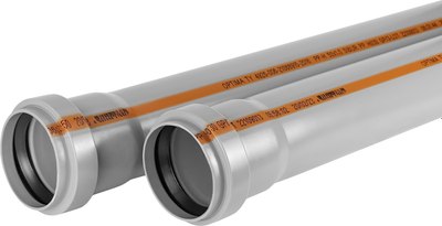 Труба внутренней канализации Valfex Optima 110 раструбом 0.25м / 211100025