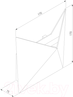 Бра уличное Elektrostandard 1517 Techno LED Butterfly
