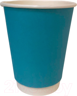 Набор бумажных стаканов Gecko Двухслойный 350мл - фото