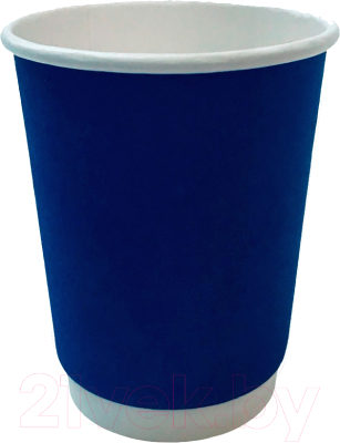 Набор бумажных стаканов Gecko Двухслойный 350мл - фото