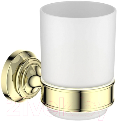 Стакан для зубной щетки и пасты Aquatek Классик AQ4504PG - фото