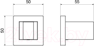 Душевой держатель Aquatek AQ2401MB