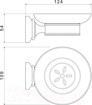 Мыльница Aquatek Классик AQ4503CR