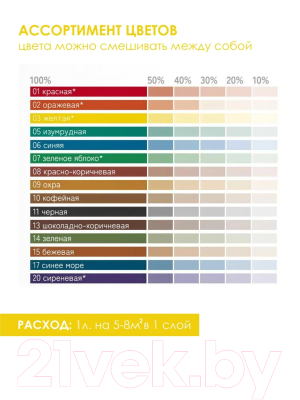 Колеровочная краска Solex Желтая