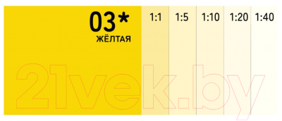 Колеровочная краска Solex Желтая