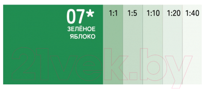 Колеровочная краска Solex Зеленое яблоко
