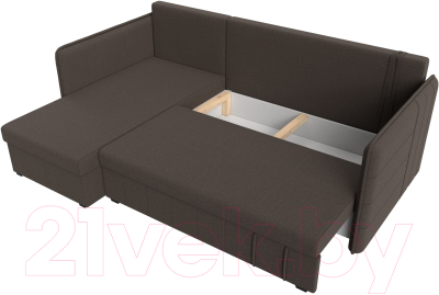 Диван угловой Лига Диванов Слим левый / 121148L