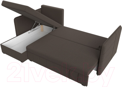 Диван угловой Лига Диванов Слим левый / 121148L