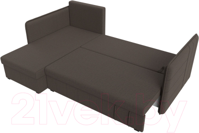 Диван угловой Лига Диванов Слим левый / 121148L