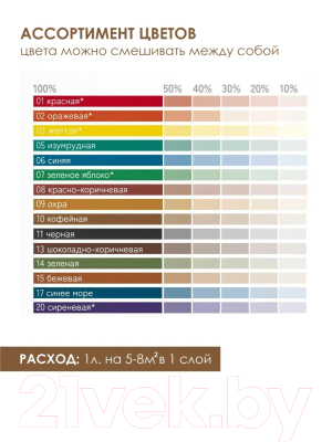 Колеровочная краска Solex Кофейная